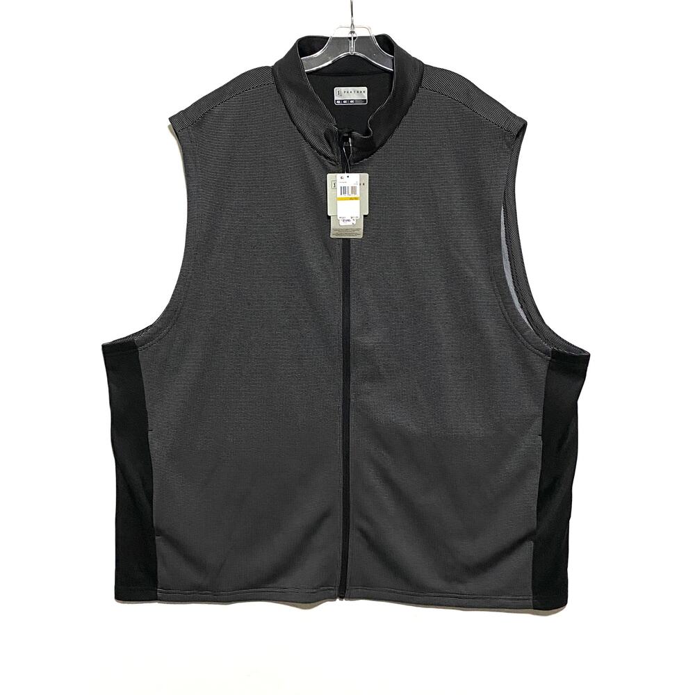 PGA Tour Golf Vest Full Zipper Mens 4X Stretch Preppy Athleisure Outdoors NWT